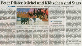 Peter Pfister, Michael und Kltzchen sind Stars (Dill Post Mrz 2013) 1/1