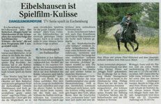 Eibelshausen ist Spielfilm-Kulisse (Dill Post Herbst 2011) 1/1