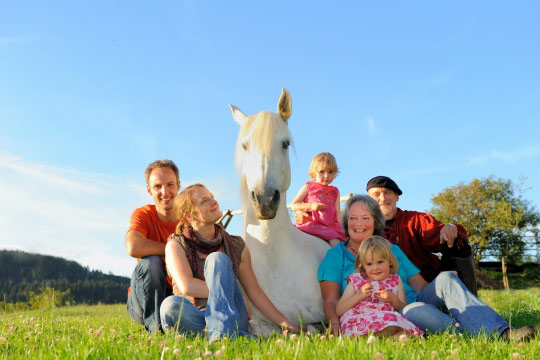 Peter Pfister und Familie (Foto: Eva Wiesner)