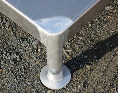 Zirkuspodest eckig 1x1 m, h�henverstellbar