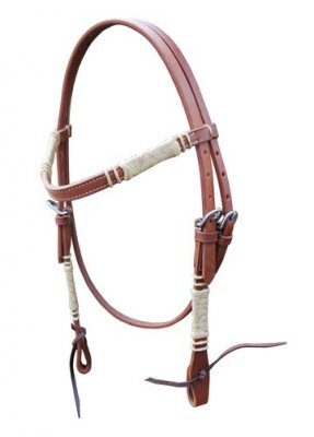 Harness Zaum mit Rohhaut