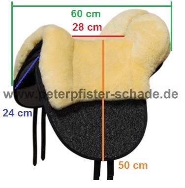 Grandeur Fellsattel Tomentum Basic aus robustem Nadelflies