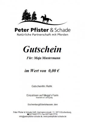 Gutschein im Wert