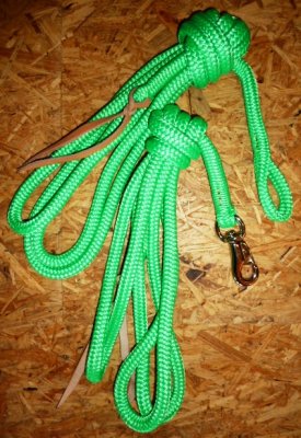 Arbeitsseil / Bodenarbeitsseil / Ring Rope, Neongrn