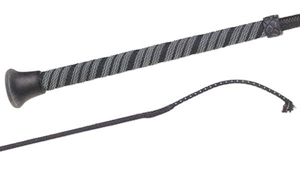 Dressurgerte in schwarz mit edlem Ledergriff 100 120 cm 110 