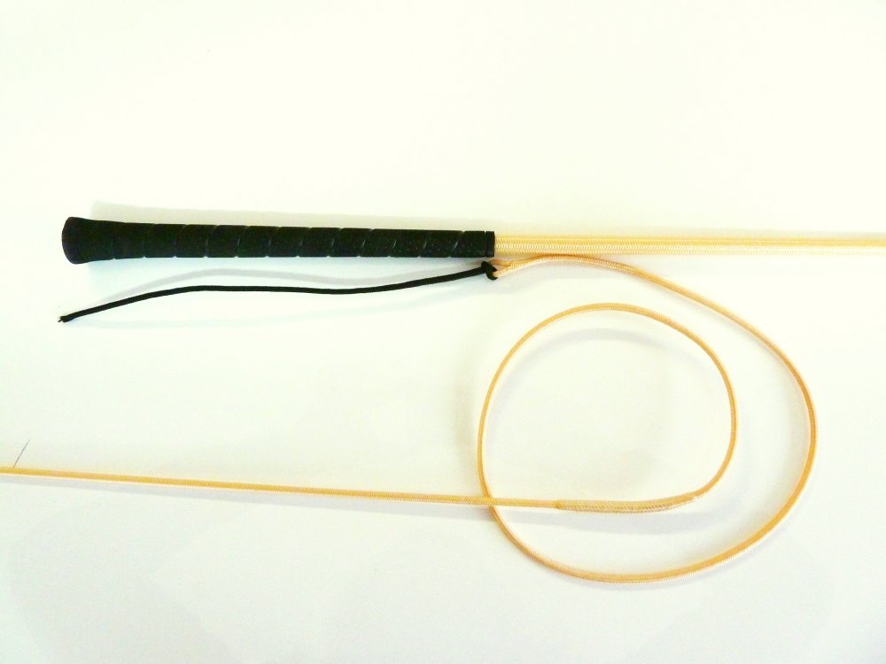 Bogenpeitsche Flexible Fahrpeitsche Peitsche Bodenarbeit grün 