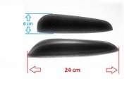 Klettbare Kniepauschen SLIM - mit Klett an der Unterseite