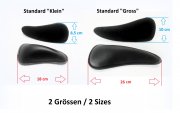 2 Gren - Kniepauschen Standard - mit Klett an der Unterseite