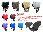 Reitpad ALIVIO mit WBS Kanal & Kammeraufbau durch befllbare Filzkissen - klettbar-