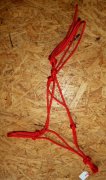 Knotenhalfter Profi - Rot