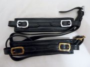 Mit Softleder gepolsterter Nasenriemen plus Kinnriemen im Set Silber oder Gold - Aktionsangebot -