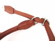 Leder Hundehalsband rundgenäht mit Zugstopp aus weichem Nappaleder