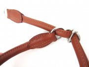 Leder Hundehalsband rundgenht mit Zugstopp aus weichem Nappaleder