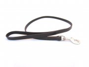 Kurze flache Leder Hundeleine Short Flat 110 cm Lnge