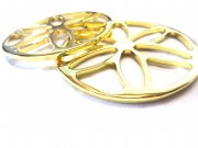 PS Blumenzaum - Lilie - Gebisslose Zäumung , Bitless Bridle - 2 Farben Silber & Gold