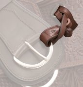 Halterung aus Leder - Stirrup Holder